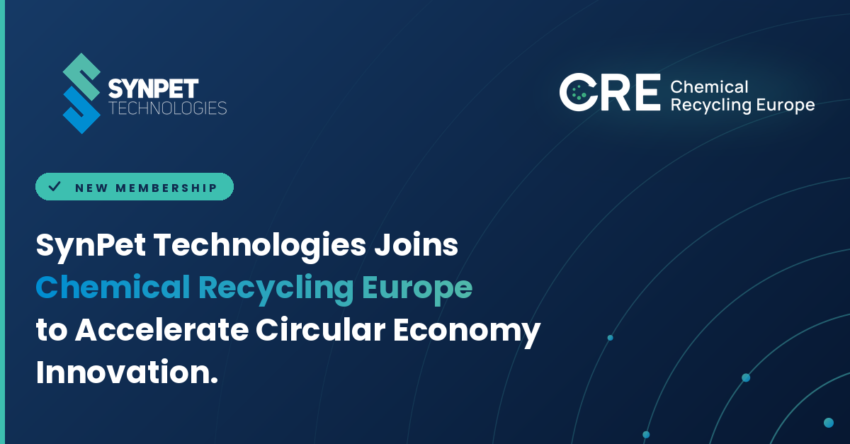 SynPet joins Chemical Recycling Europe